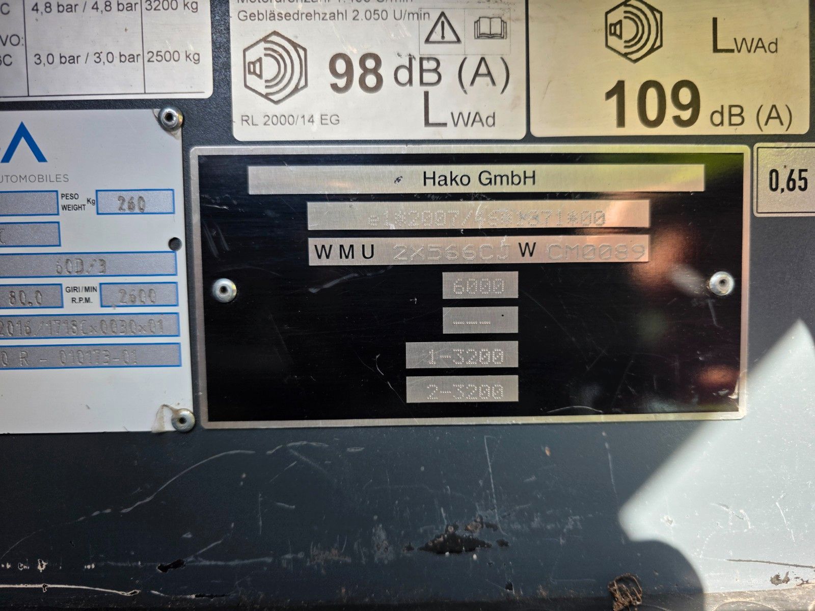 Fahrzeugabbildung Hako Citymaster 2200 Klima Kamera