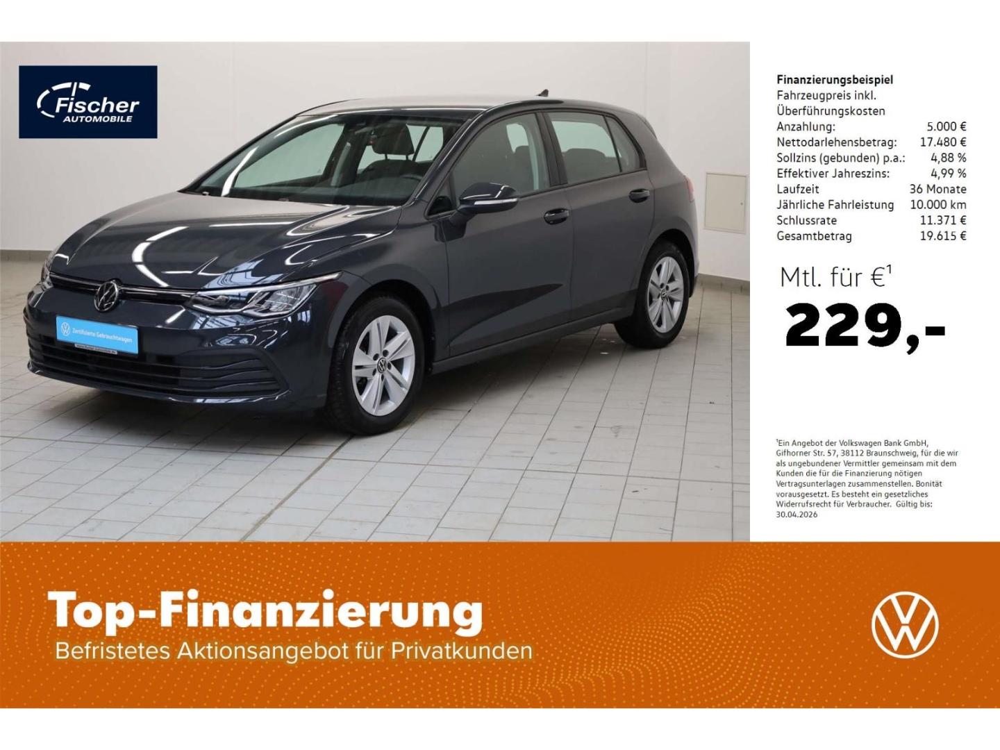 Volkswagen Golf 1.5 TSI OPF Life 6Gg.  LED/RFK/DC/DAB