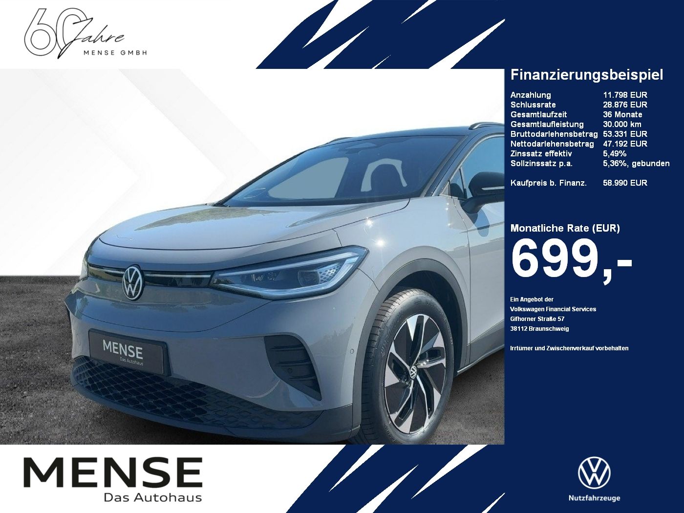 Volkswagen ID.4 Pro 79kWh Energy AHK Nav eSitze HarmanKardo