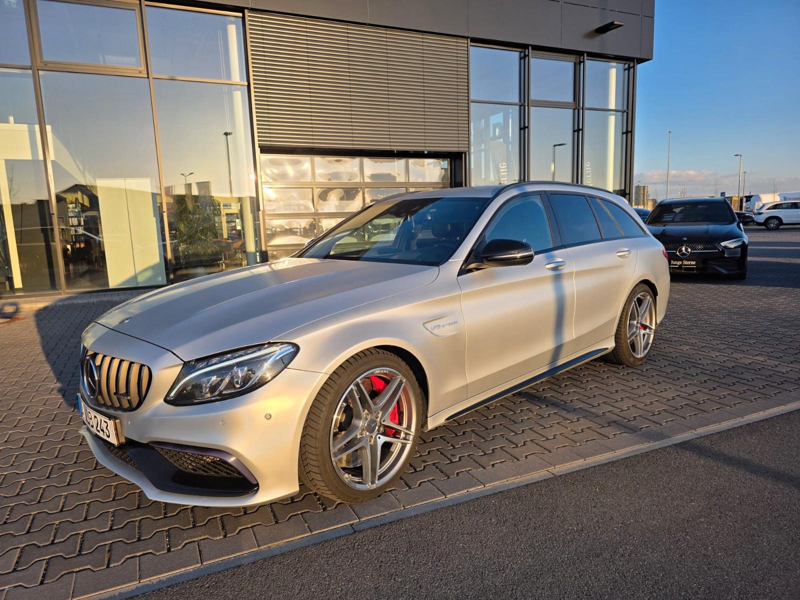 Mercedes-Benz C 63 S AMG T Magno Silber/Head-UP/ACC/Kamera