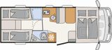 Dethleffs Trend I 7057 EB Autom.,180 PS,Maxi;Navi,RFK,FT - Dethleffs Integrierter