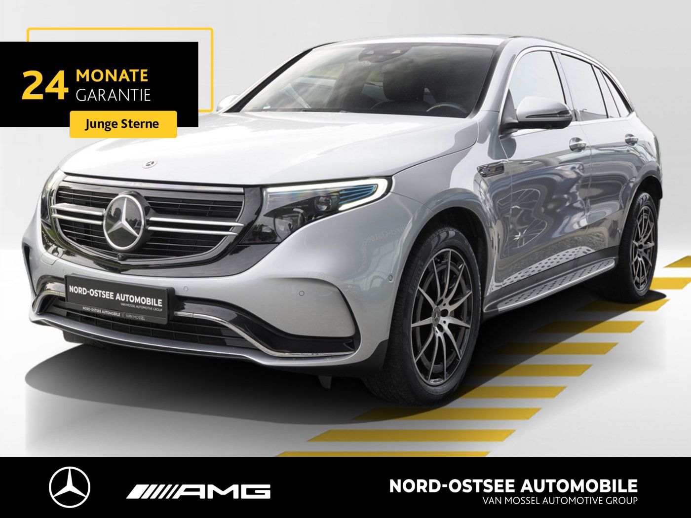 Mercedes-Benz EQC 400 4M AMG MULTIBEAM KEYLESS HUD 360 AHK SHD
