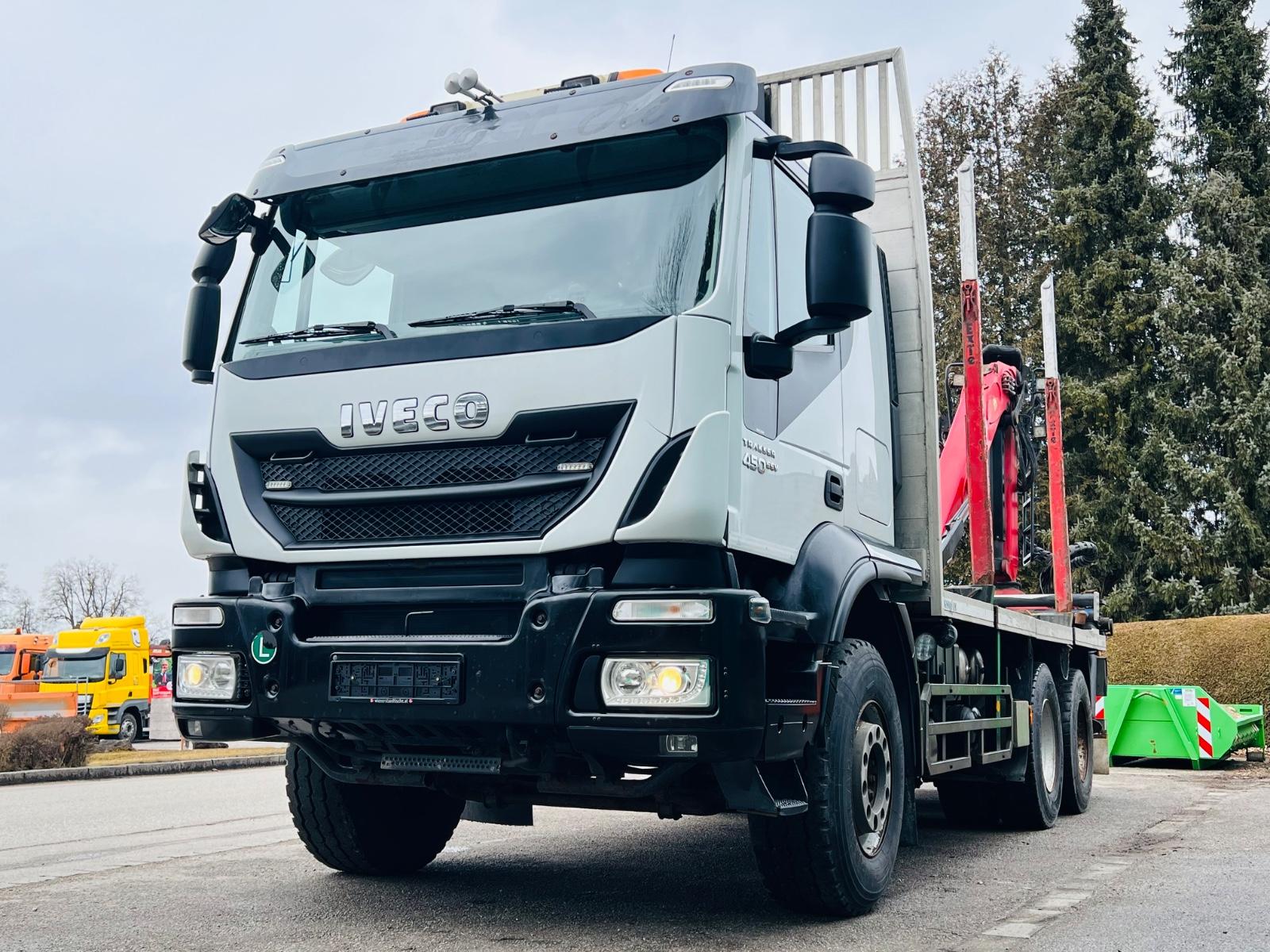 Iveco Trakker 450 6x4 Kran 120Z96 EEV TOP!!!