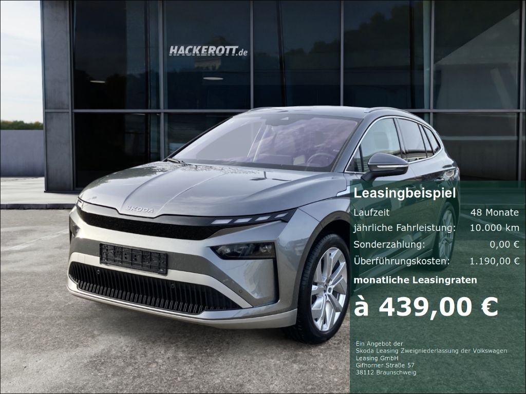 Skoda Enyaq Loft 60 63 kWh AHK Navi Wärmepumpe Matrix