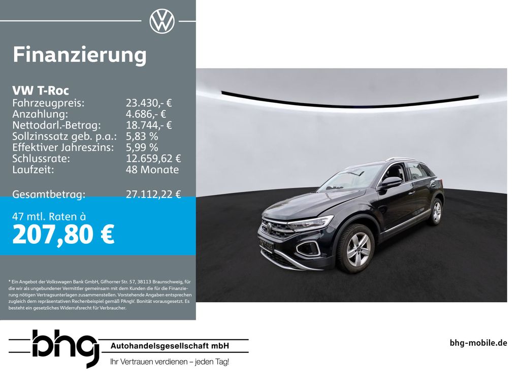 T-Roc Style 2,0 TDI SCR  6-Gang