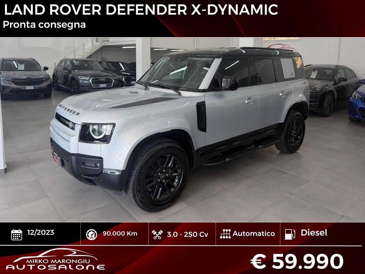 Land Rover Defender 250 CV X-Dynamic SE FINANZIA