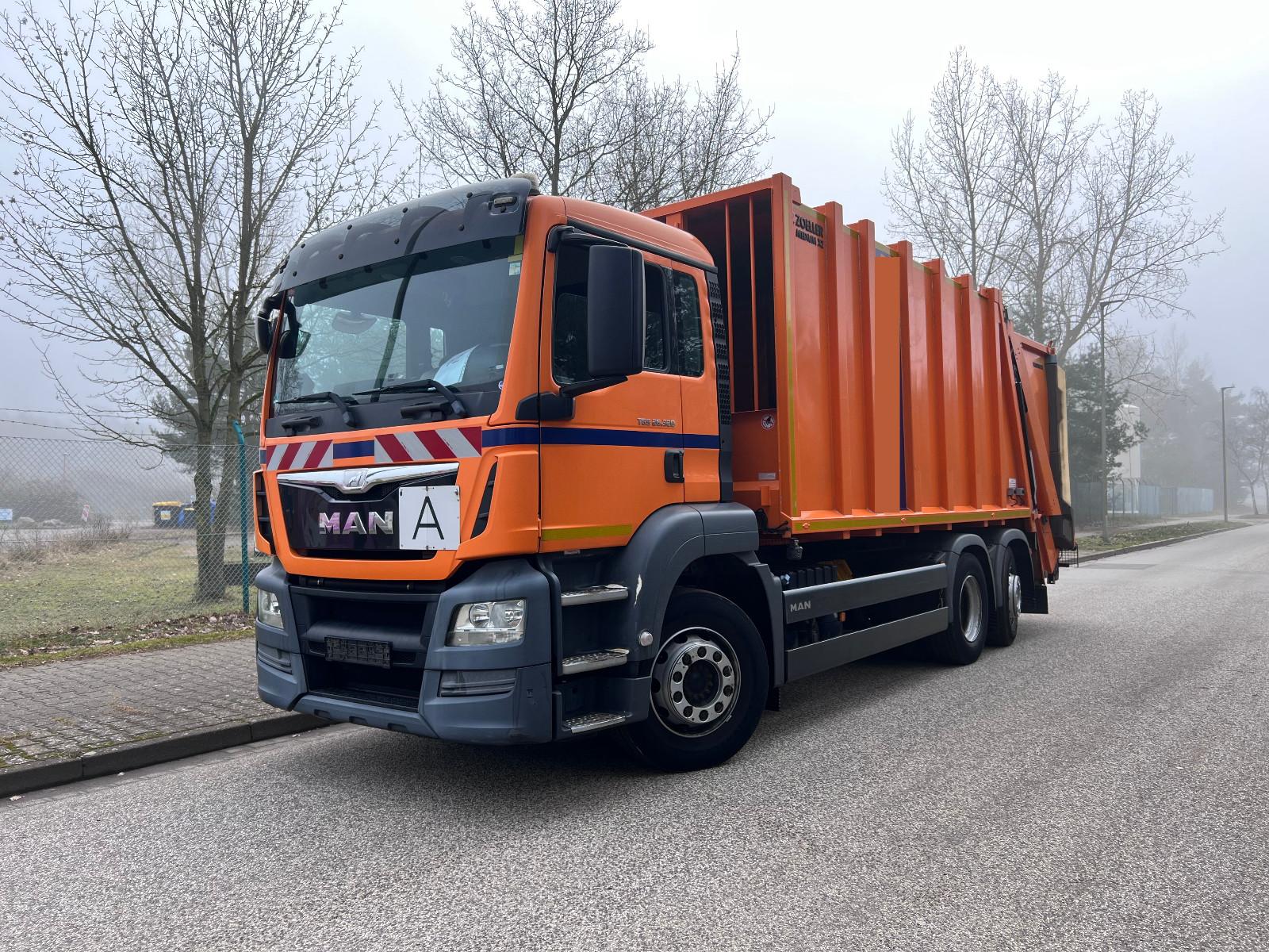 MAN TGS 26.320/ZOELLER MEDIUM X2/EURO 6/LIFT-LENK/DE