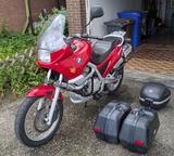 BMW F650ST mit Topcase und Givi Koffern - BMW ST F650