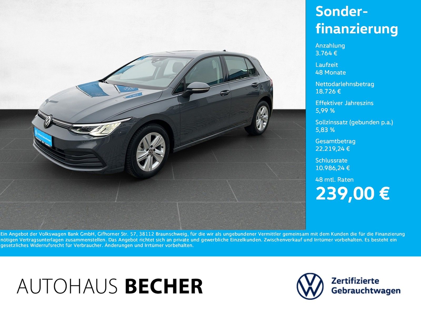 Volkswagen Golf Life 1.0 TSI 6-Gang AHK Sitzhz LED foto 1