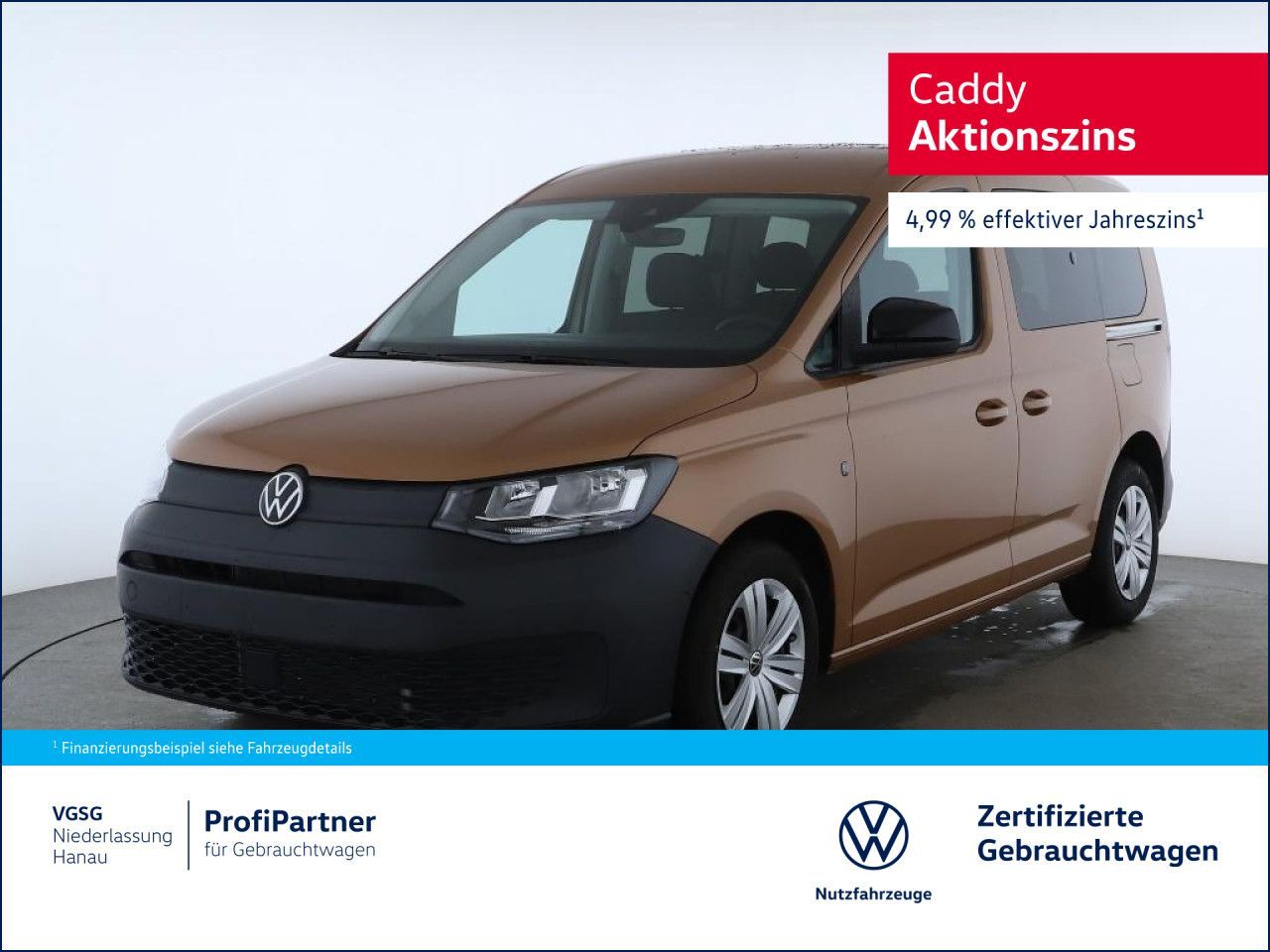 Volkswagen Caddy Vorbereitung AHK ACC PDC Navi Sitzhzg.