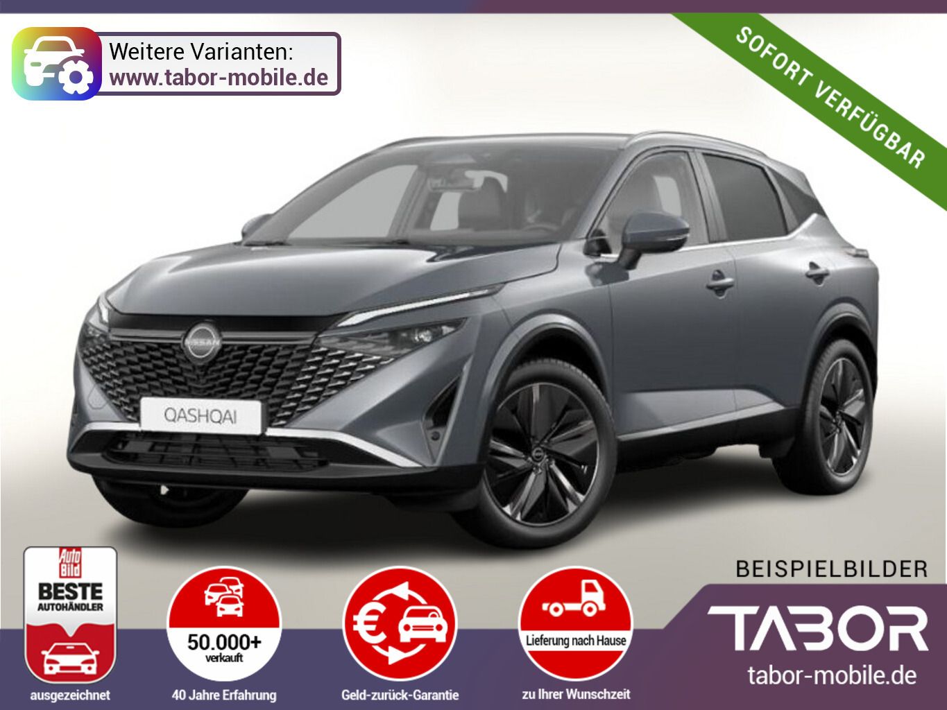 Nissan Qashqai AT Tekna Pano HUD eHk SHZ ACC 19"LM Nav