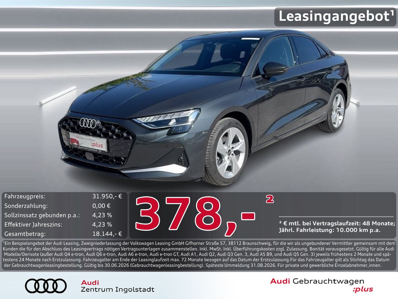 Audi A3 Limousine 35 TDI advanced LED KAMERA ACC NAVI