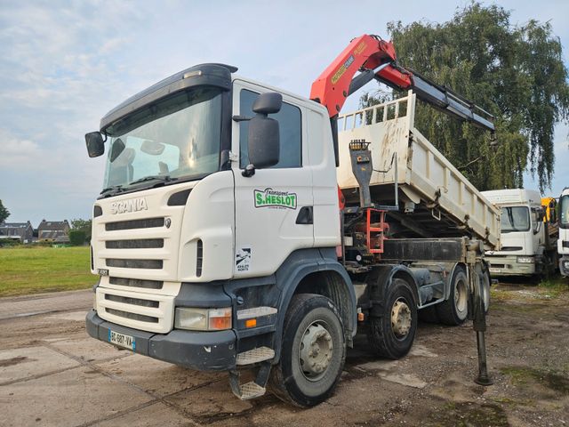 Scania R420 8x4 Tipper Crane Palfinger 23500