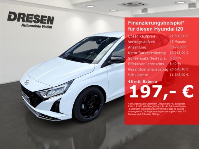 Hyundai i20 Blackline PDC,SHZ,Lenkrad beheizbar, Bose So