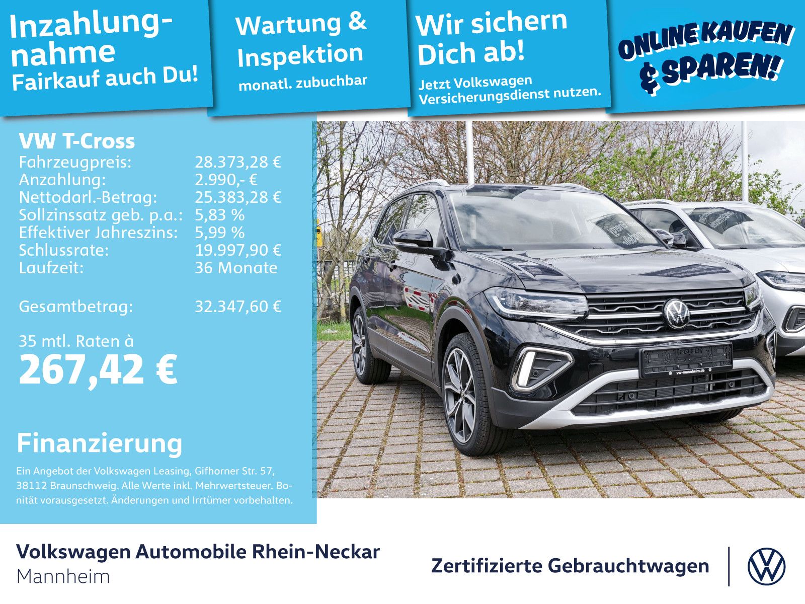 Volkswagen T-Cross 1.0 TSI Style Rückfahrkamera Navi uvm foto 2