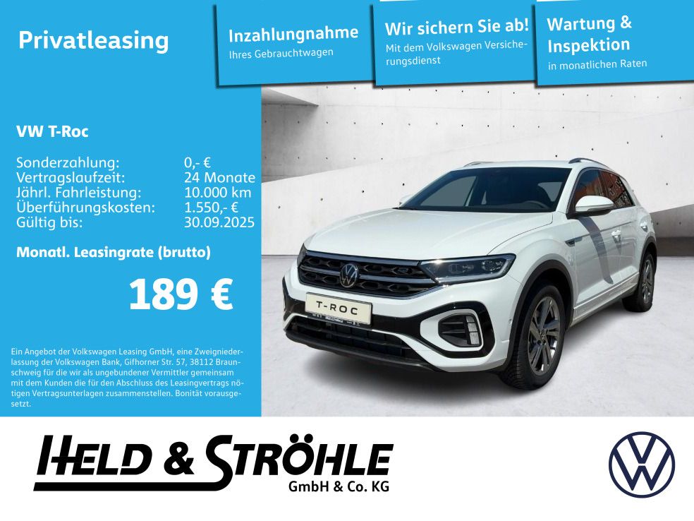 Volkswagen T-Roc R-Line 1.0l TSI OPF 85 kW 6-Gang KAM KLIMA