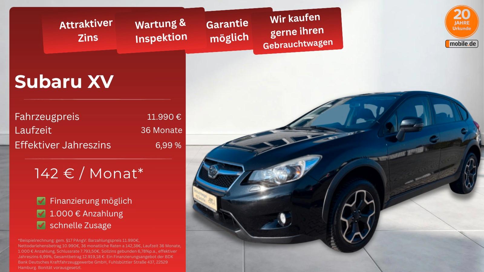 Subaru XV Exclusive 4x4/TEMPOMAT/KAMERA