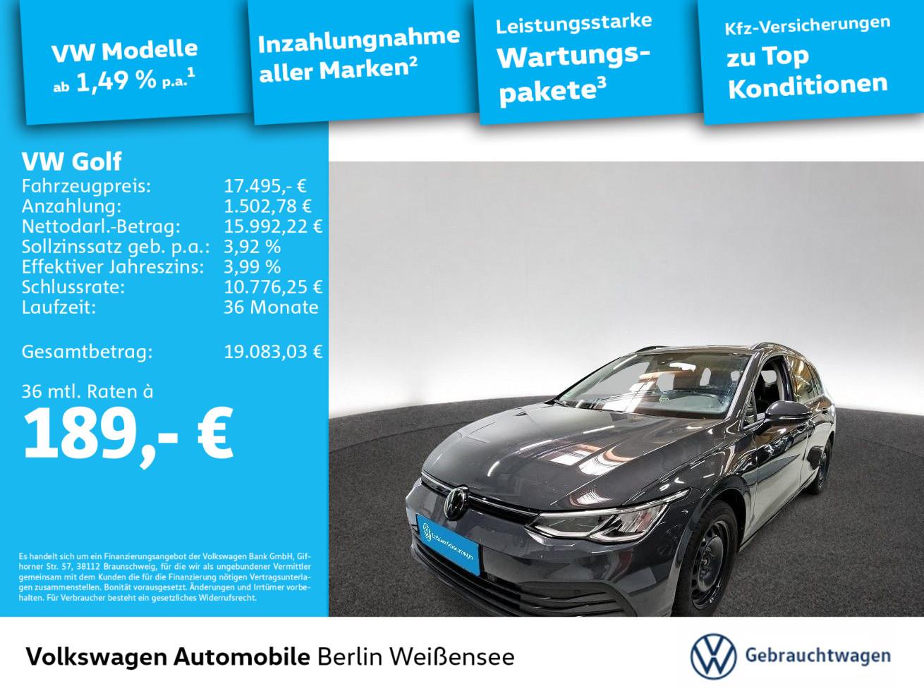 Volkswagen Golf VIII 2.0 TDI Life*LED*NAVI*VC*AAC*APP*PDC*, миниатюра 2