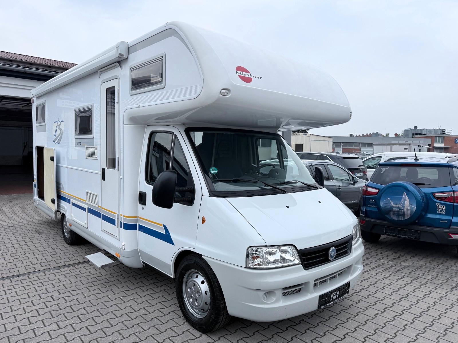 Bürstner A 647-2 AKTIVE SAT-TV Festbett Grün AHK