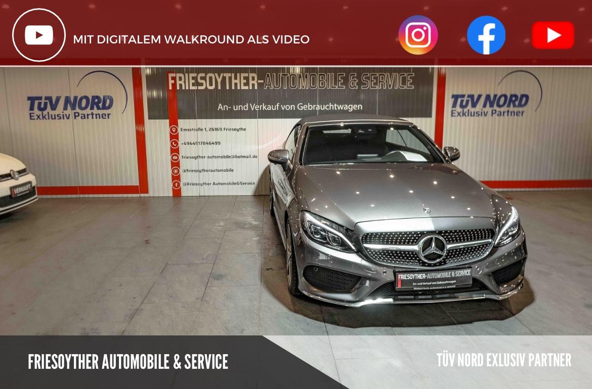 Mercedes-Benz C 200 Cabrio AMG Line R.Kamera Leder Burmester