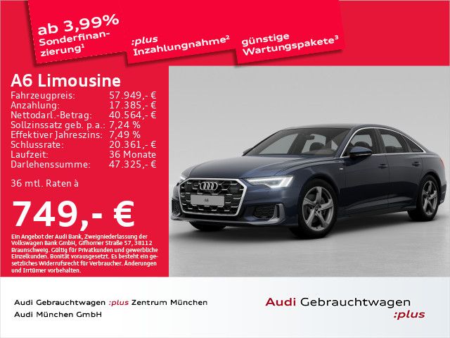 Audi A6 Limousine 45 TFSI qu. S tronic S line ACC/Pan