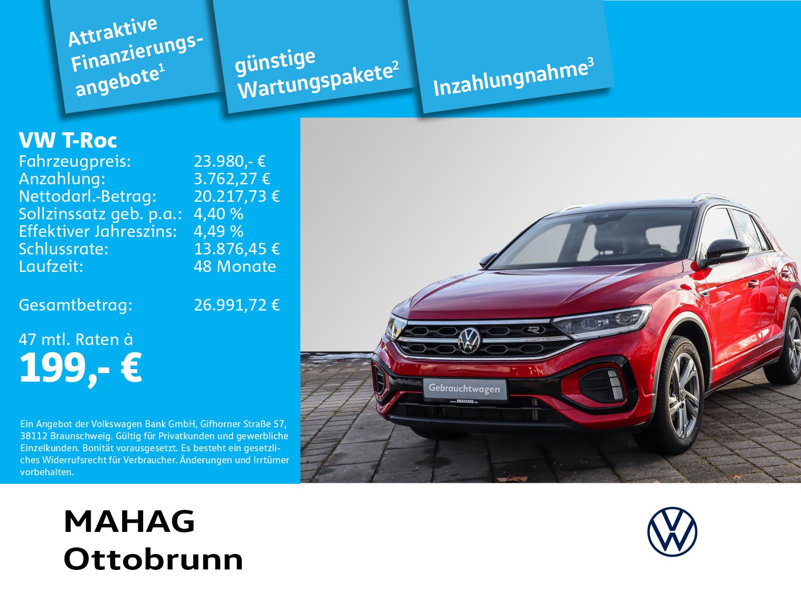 Volkswagen T-ROC R-Line 1.0 TSI LED+ ParkAssist eKlappe App