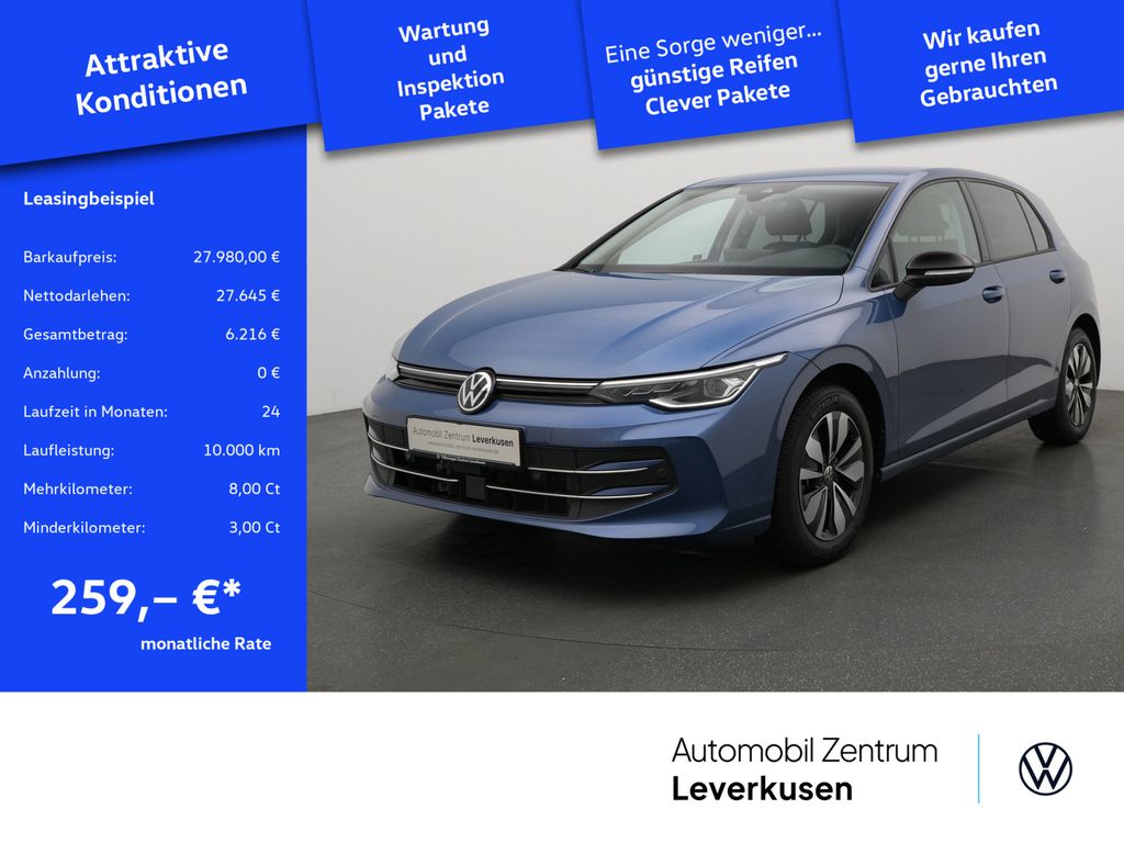 Golf VIII Goal DSG VIRT LED AHK NAVI KAM SHZ PDC