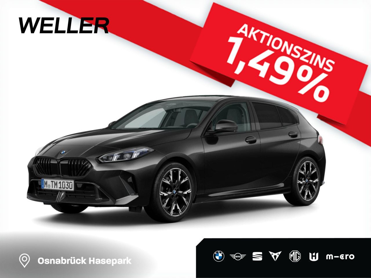 BMW 120i M SPORT St+Go 360° Pano 19" Leas ab 339,-