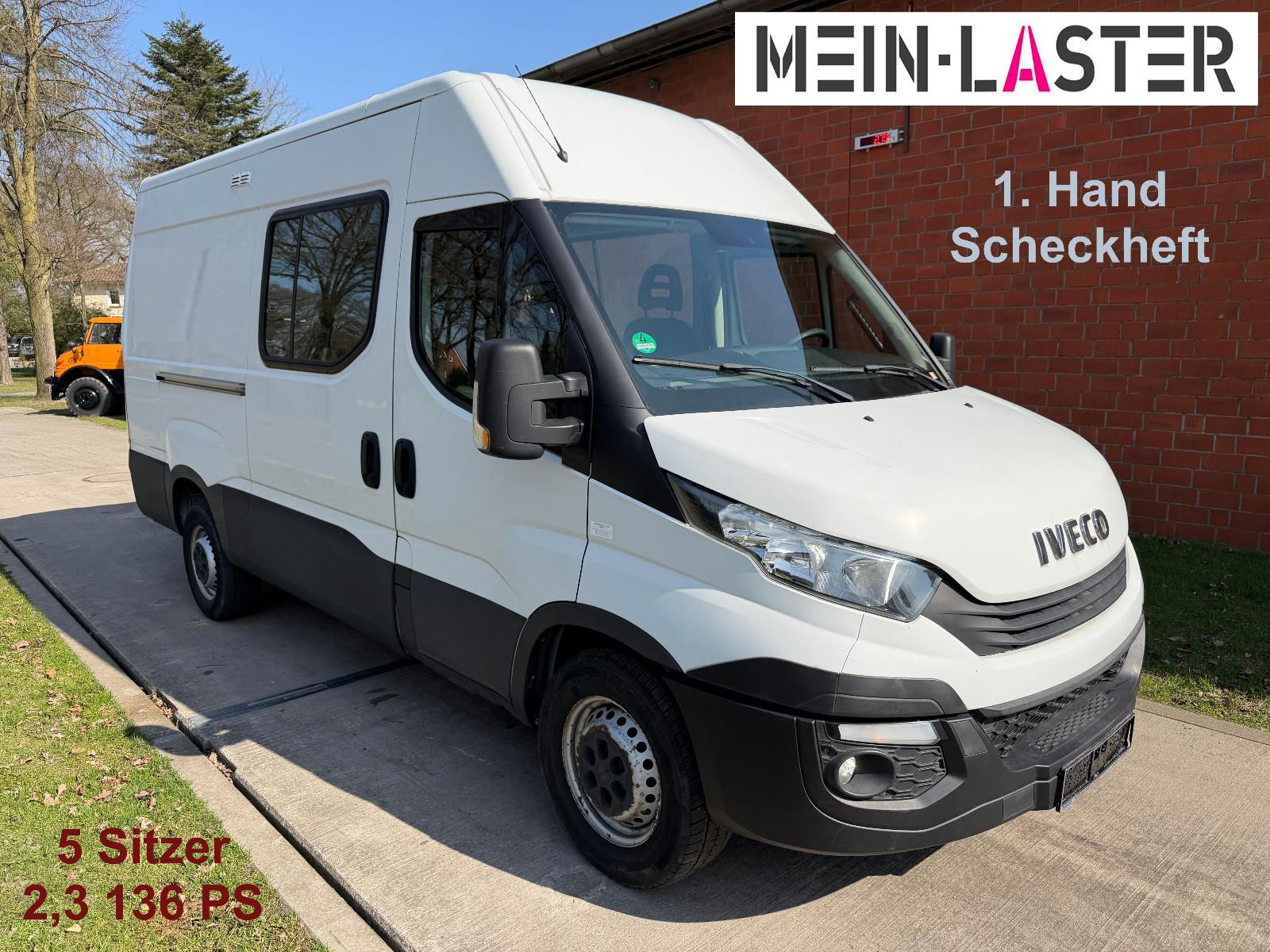 Iveco Daily 35C14 2.2 JTD hoch AHK 5 Sitzer Navi Sthzg