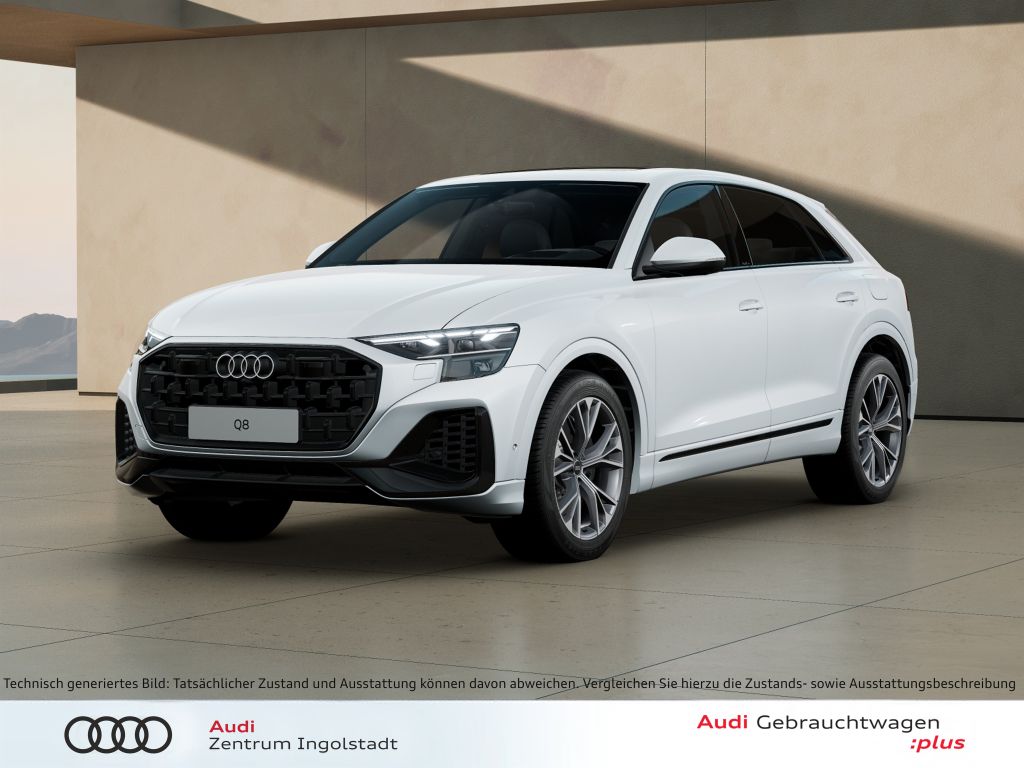 Audi Q8 TFSI e qu S line MATRIX Luft PANO AHK HuD 21"