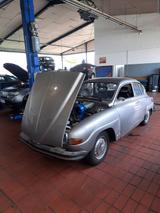 Saab 96 Sondermodell silberfarben BJ 1976 - Saab 96: Sportwagen