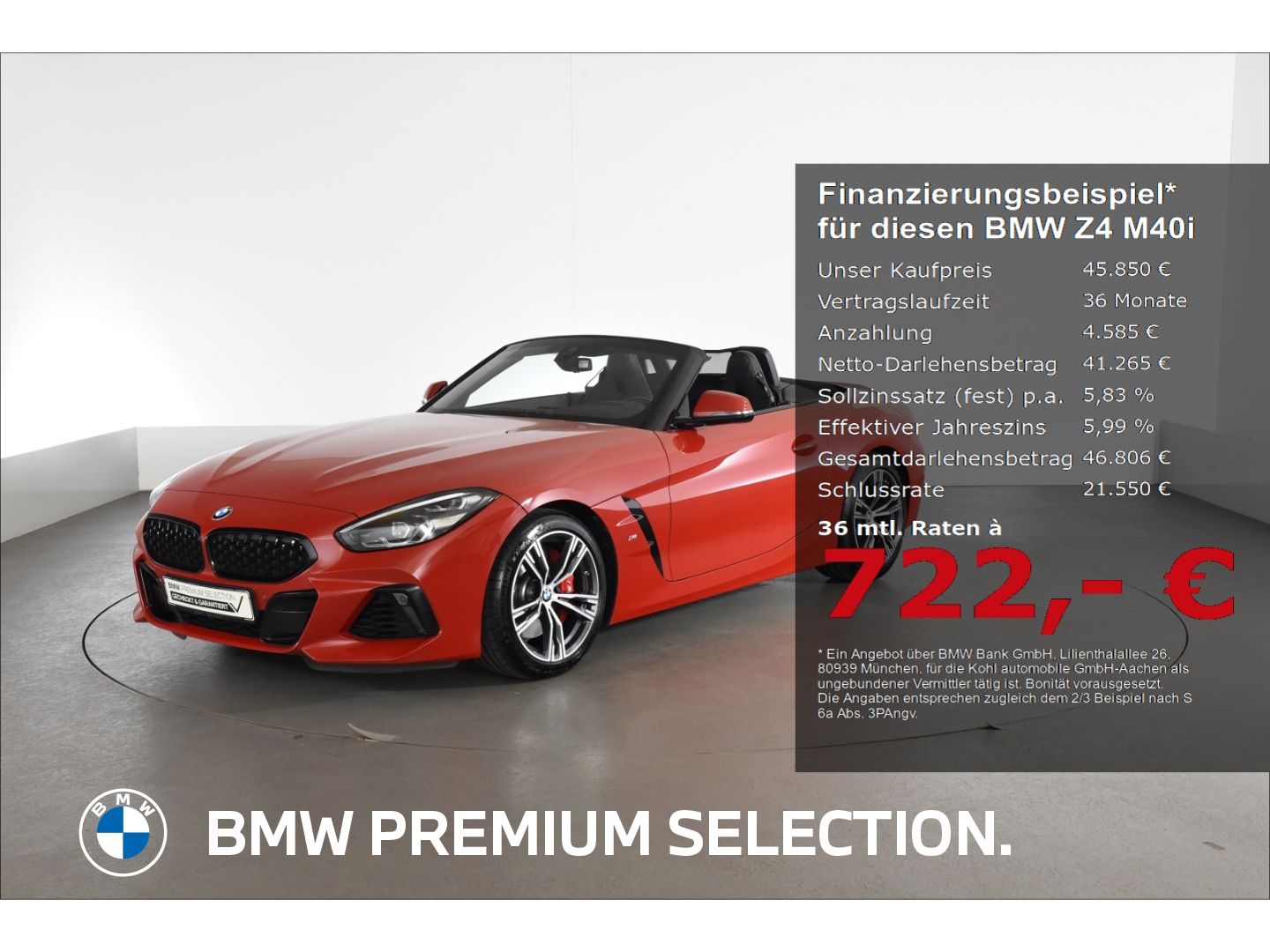 BMW Z4 M40i Rückfahrkamera Lenkradheizung Alarmanlag foto 1