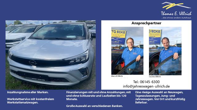 Opel Crossland 1.2 Turbo Elegance Paket//SHZ LHZ PDC