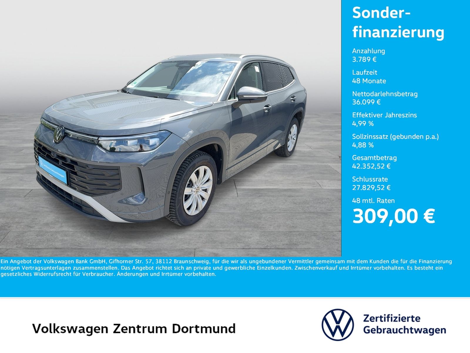 Volkswagen Tayron 2.0 LIFE 4X4 360CAM ACC HEAD-UP NAVI LM17 foto 1