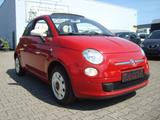 Fiat 500C 1.2 8V CABRIO // ROT/ WEIß //1.HAND - : Cabrio, Wei