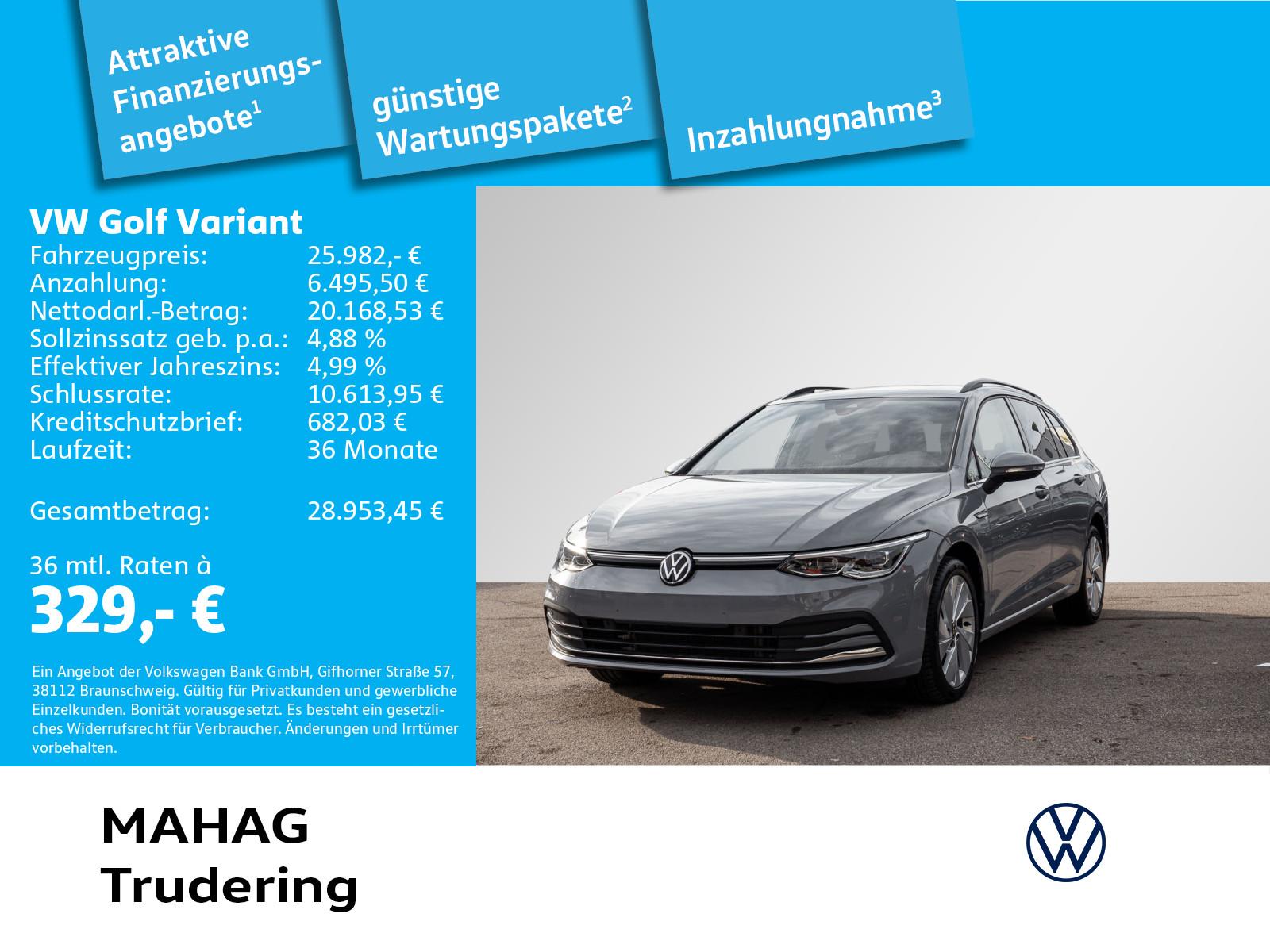 Volkswagen Golf VIII Variant Style 2.0 TDI AHK LED+ Navi Pa