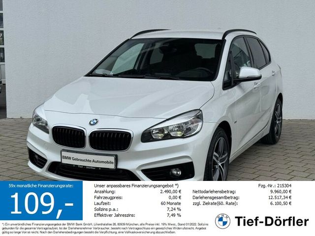 BMW 218d Active Tourer Sport Line NAVI/PDC+/Shz/Temp