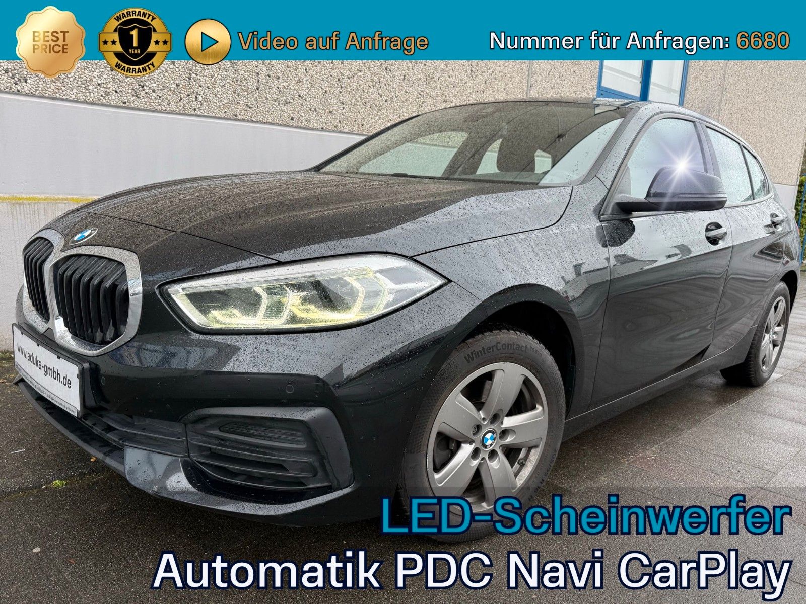 BMW 116d Advantage Automatik LED CarPlay Navi PDC