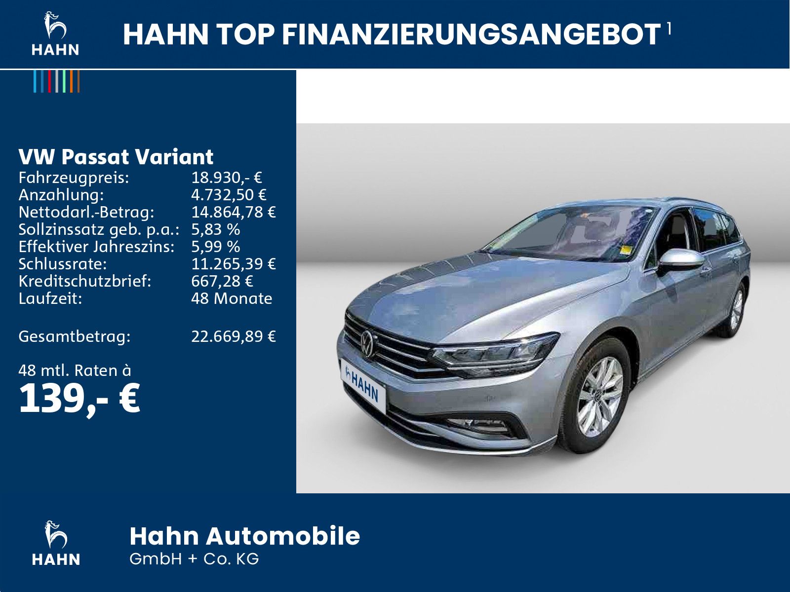 Volkswagen Passat Variant 2.0TDI Business 360° Pano LED Nav imagem 2