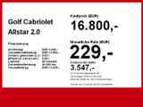Volkswagen Golf Cabriolet Allstar 2.0 TDI Vienna Navi Kamer - Volkswagen Golf mit Diesel-Antrieb: Cabrio, 2.0