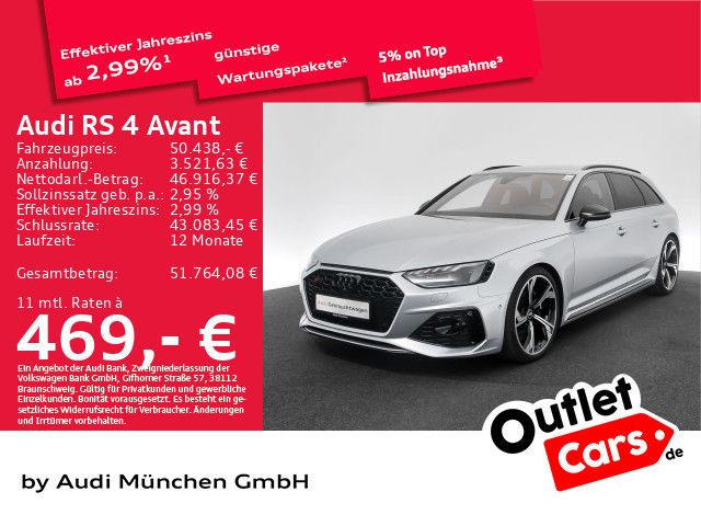 AUDI RS4 Avant tiptr. Dynamik/RS-AGA/280Km/h/B&amp;O/HuD/