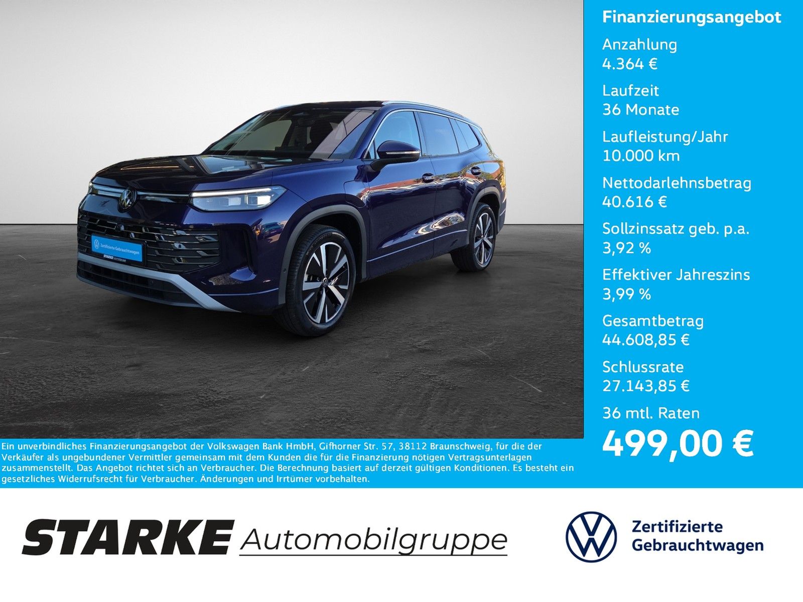 Volkswagen Tayron 1.5 TSI DSG eHybrid Elegance LED-Matrix H