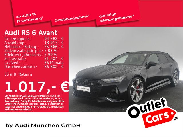 Audi RS6 Avant tiptr. Dynamik+/SportAbg/Keramik/B&O/H