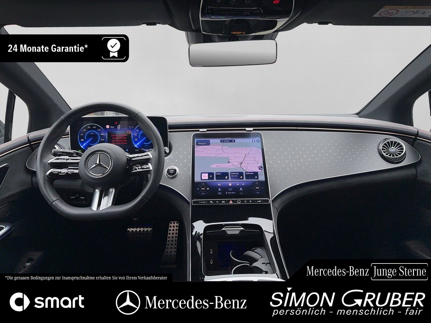 Fahrzeugabbildung Mercedes-Benz EQE 350 4M AMG Int/Ext Pano WP Distronic Md2024