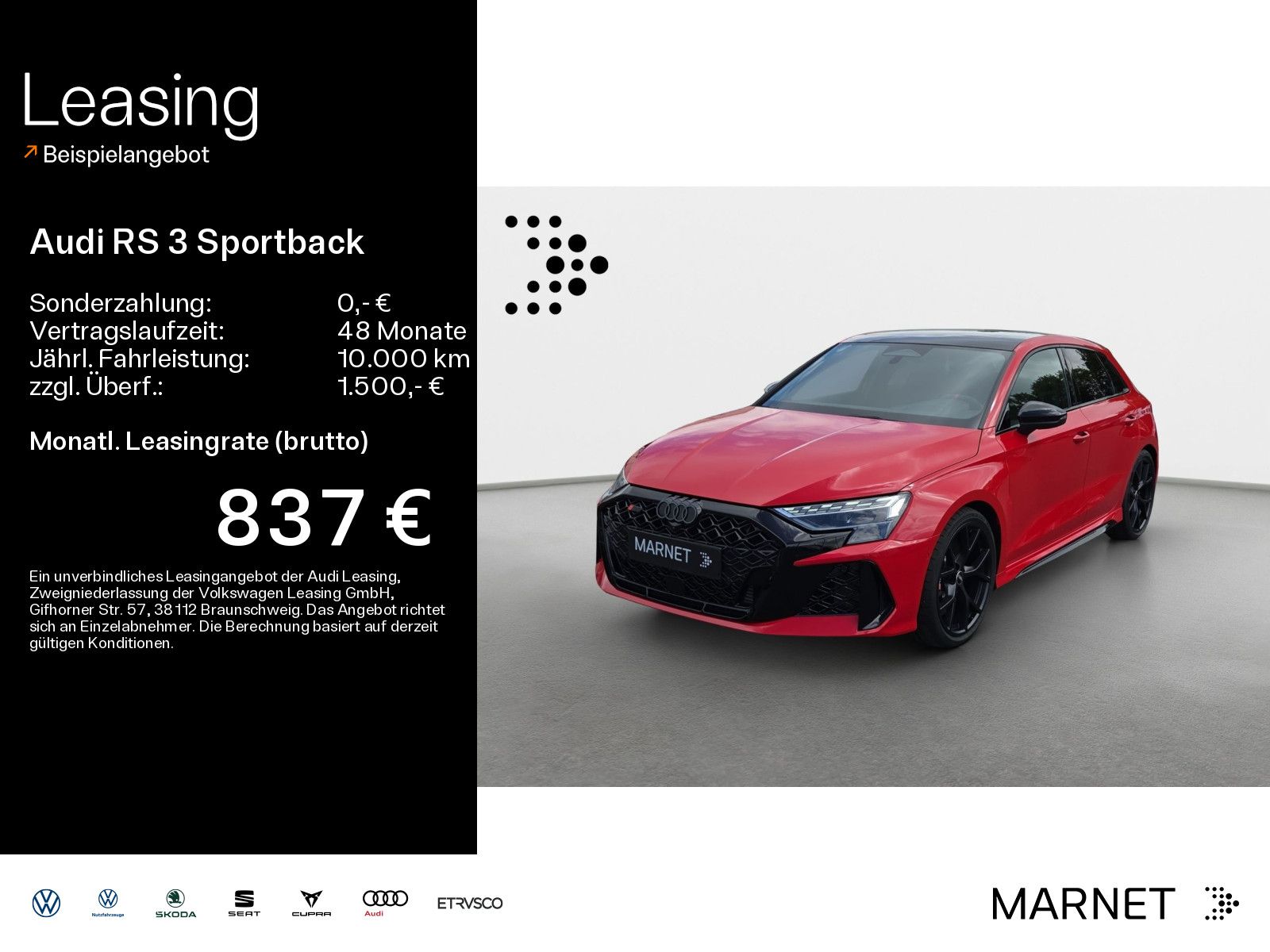 Audi RS 3 Sportback 294 kW S tronic