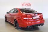 Mercedes-Benz C 63 AMG Coupé !!! TOP !!! Original 15.190 km - rote Mercedes-Benz C 63 AMG