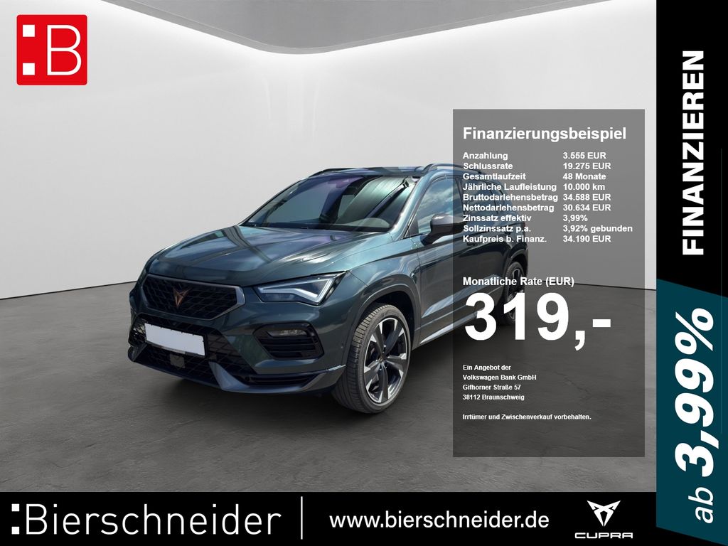 Ateca 2.0 TSI DSG 4Drive VZ LED NAVI AHK 19 AREA