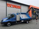 Iveco Daily 72C18/P Kipper Heckkran Funk Vollausst. - Iveco Pritsche + Plane Daily