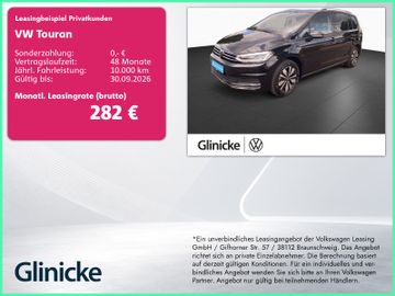 Volkswagen Leasingangebot: Volkswagen Touran 1.5 TSI DSG Goal Navi AHK LED 7-Sitze ACC