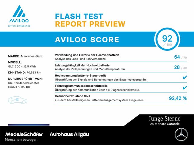 Mercedes-Benz GLC 300 de 4M Distro AHK Keyl HuD Pano 360° LED